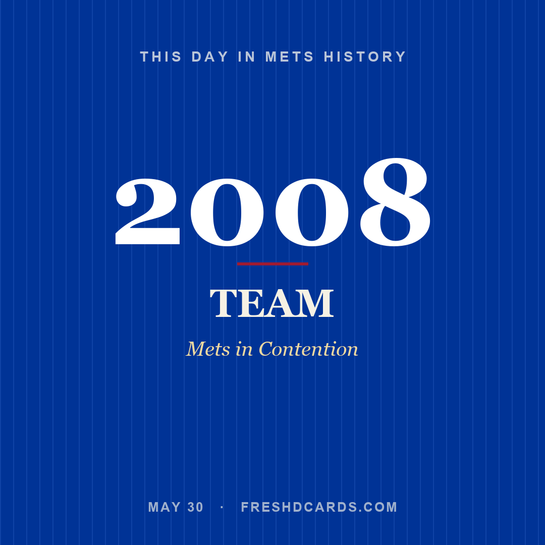 Mets: Mets, 2008, Mets in Contention