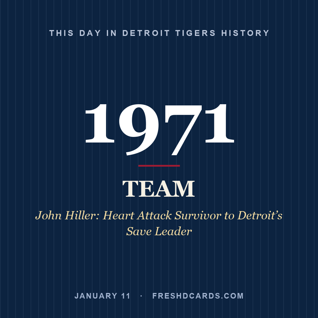 Detroit Tigers: Detroit Tigers, 1971, John Hiller: Heart Attack Survivor to Detroit’s Save Leader
