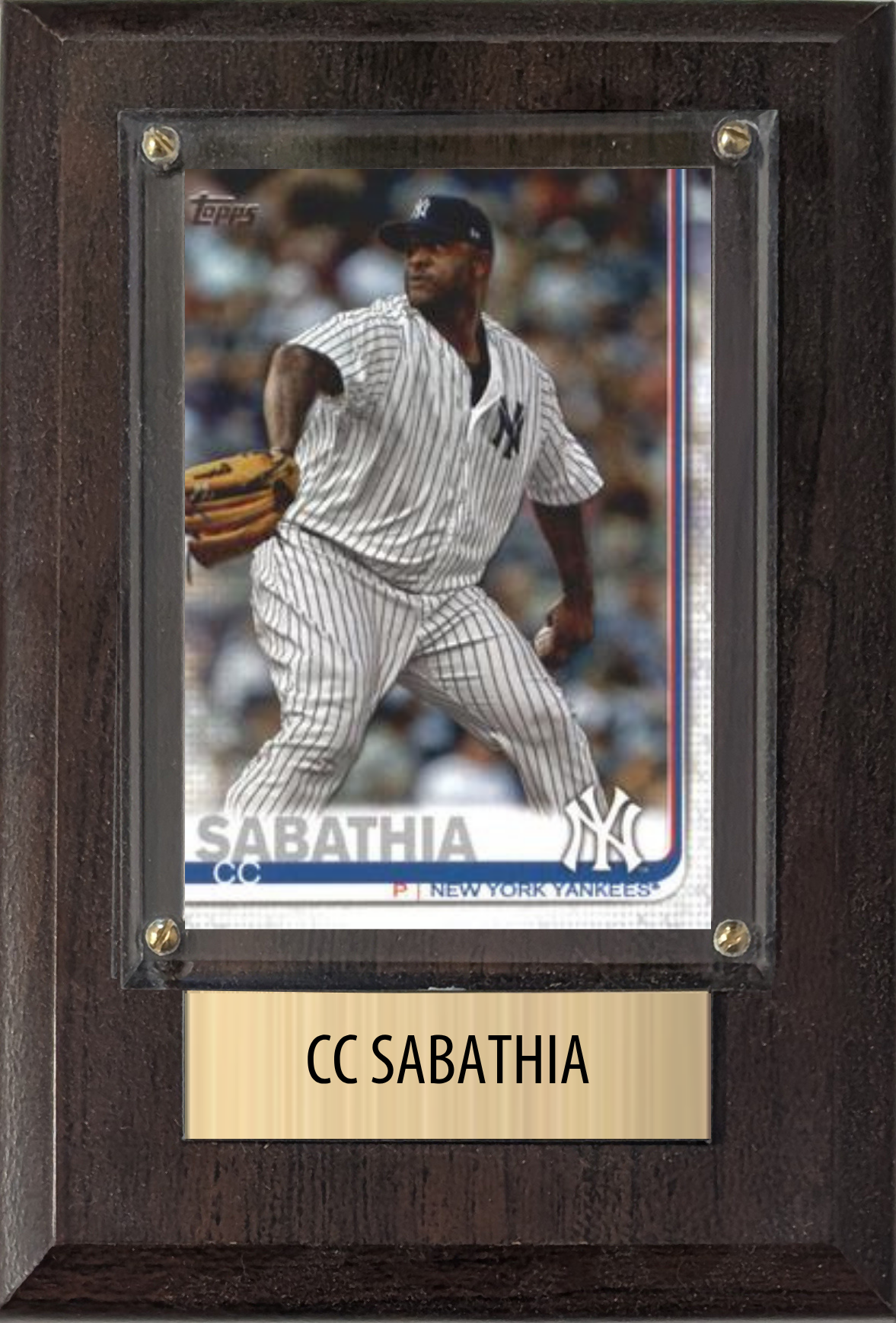 CC Sabathia 4x6 plaque