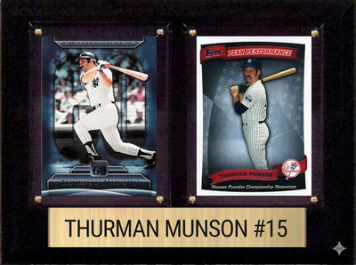 Thurman Munson 6x8 plaque