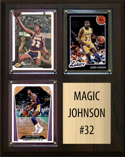 Magic Johnson Los Angeles Lakers Fan Gift Plaque 8x10