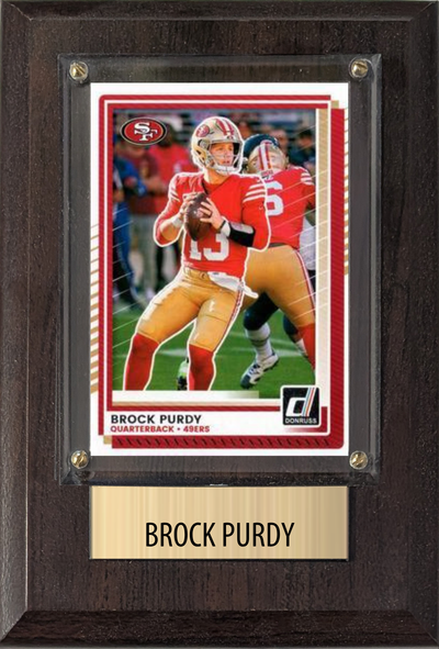 Brock Purdy San Francisco 49ers Fan Gift Plaque 4x6