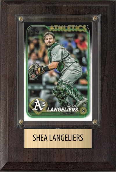 Shea Langeliers Oakland Athletics Fan Gift Plaque 4x6