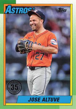 2025 Topps Series 1 1990 Topps Baseball Jose Altuve #T90-9