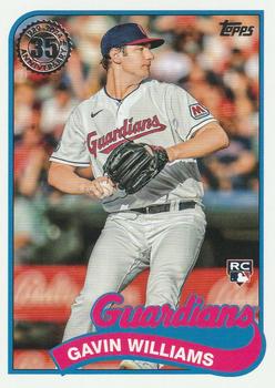 2024 Topps Series 1 1989 Topps Baseball Gavin Williams #89B-8