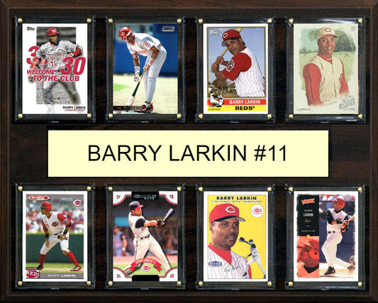 Barry Larkin 8 Card Plaque Topps Bowman 2025 2024 Cincinnati Reds