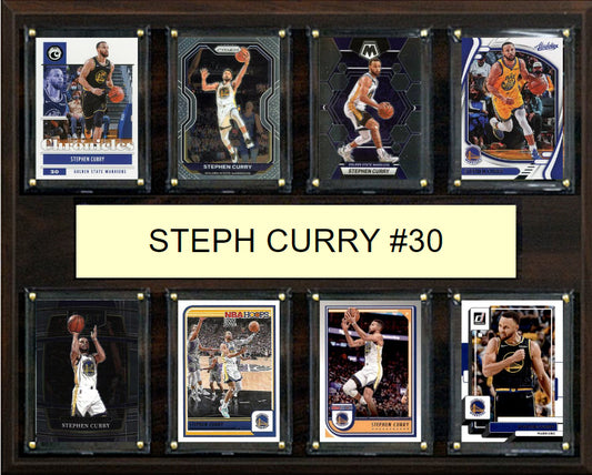 Steph Curry Plaque 8 Cards Hoops Prizm Donruss 2023 2024 2022 Golden Sate Warriors
