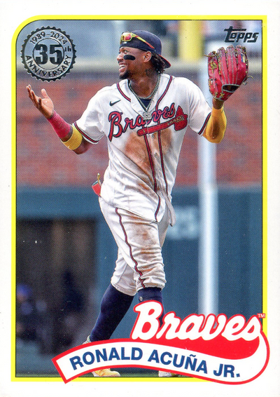 2024 Topps Series 1 1989 Topps Baseball Ronald Acuña Jr. #89B-17