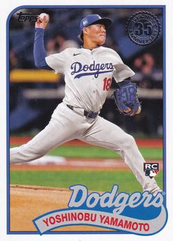 Yoshinobu Yamamoto 2024 Topps Update 1989 Topps Baseball 35th Anniversary #89US-29