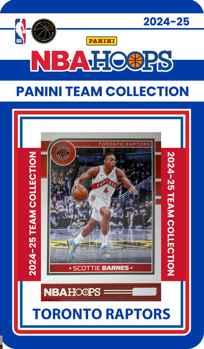 2024-25 NBA Hoops Factory Sealed NBA Team Set Toronto Raptors RJ Barrett Scottie Barnes plaque
