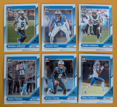 2024 Donruss Optic NFL Team Pack Carolina Panthers Bryce Young plaque