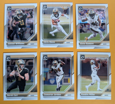 2024 Donruss Optic NFL Team Pack New Orleans Saints Chris Olave plaque