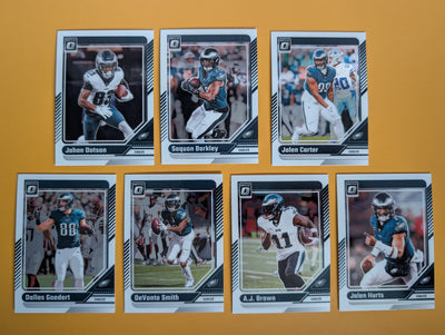 2024 Donruss Optic NFL Team Pack Philadelphia Eagles AJ Brown plaque