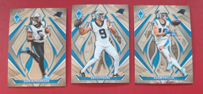 2024 Panini Phoenix NFL Team Pack Carolina Panthers Bryce Young plaque