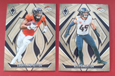 2024 Panini Phoenix NFL Team Pack Denver Broncos Courtland Sutton plaque