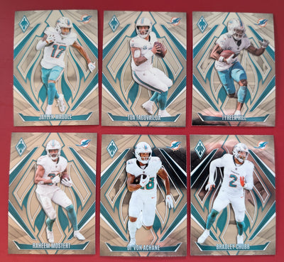 2024 Panini Phoenix NFL Team Pack Miami Dolphins Tyreek Hill Tua plaque