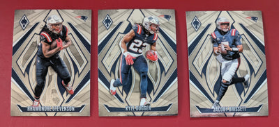 2024 Panini Phoenix NFL Team Pack New England Patriots Rhamondre Stevenson plaque