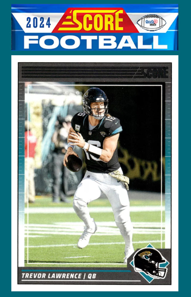2024 SCORE NFL Jacksonville Jaguars Team Set Trevor Lawrence plaque
