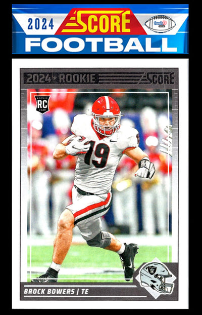 2024 SCORE NFL Las Vegas Raiders Team Set 310 Brock Bowers Maxx Crosby plaque