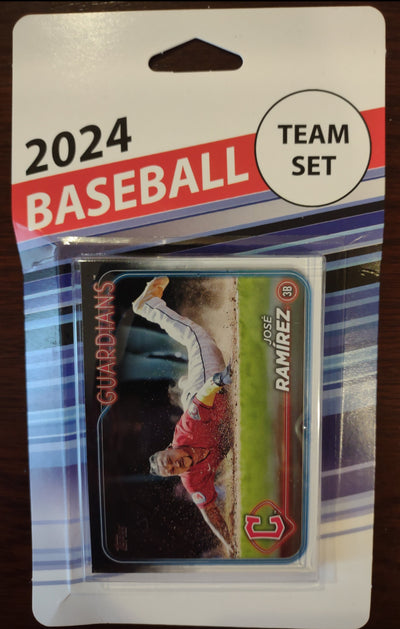 2024 Topps Series 1 Team Set Cleveland Guardians Jose Ramirez hand-collated team set