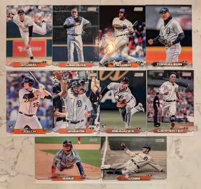 2024 Topps Stadium Club Team Set (10) Detroit Tigers plaque