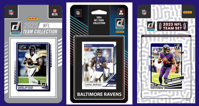2025 2024 2023 Donruss NFL Factory Sealed Team Set 3 Pack Baltimore Ravens Lamar Jackson Henry
