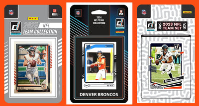 2025 2024 2023 Donruss NFL Factory Sealed Team Set 3 Pack Denver Broncos Bo Nix Elway
