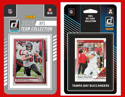 2025 2024 Donruss NFL Factory Sealed Team Set 2 Pack Tampa Bay Buccaneers Mayfield