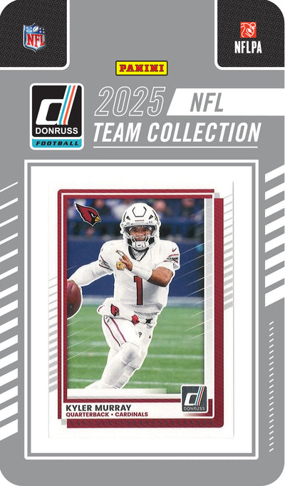 2025 2024 Donruss NFL Factory Sealed Team Set 2 Pack Arizona Cardinals Kyler Murray hand-collated team set
