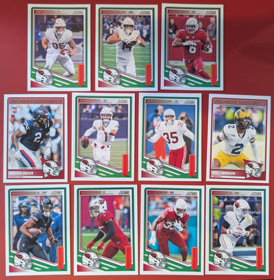 2025 SCORE NFL Arizona Cardinals Team Set Kyler Murray Marvin Harrison Jr plaque