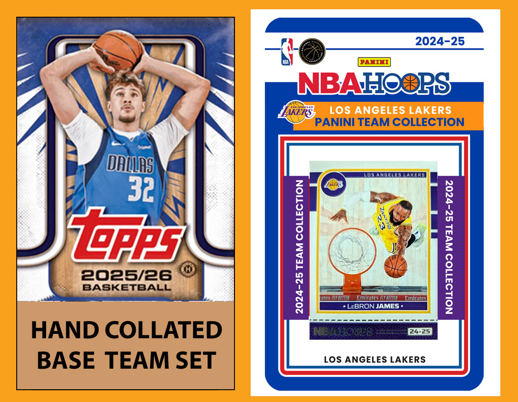 2025-26 2026 Topps LA Lakers NBA Team Set + 2024 Panini Hoops