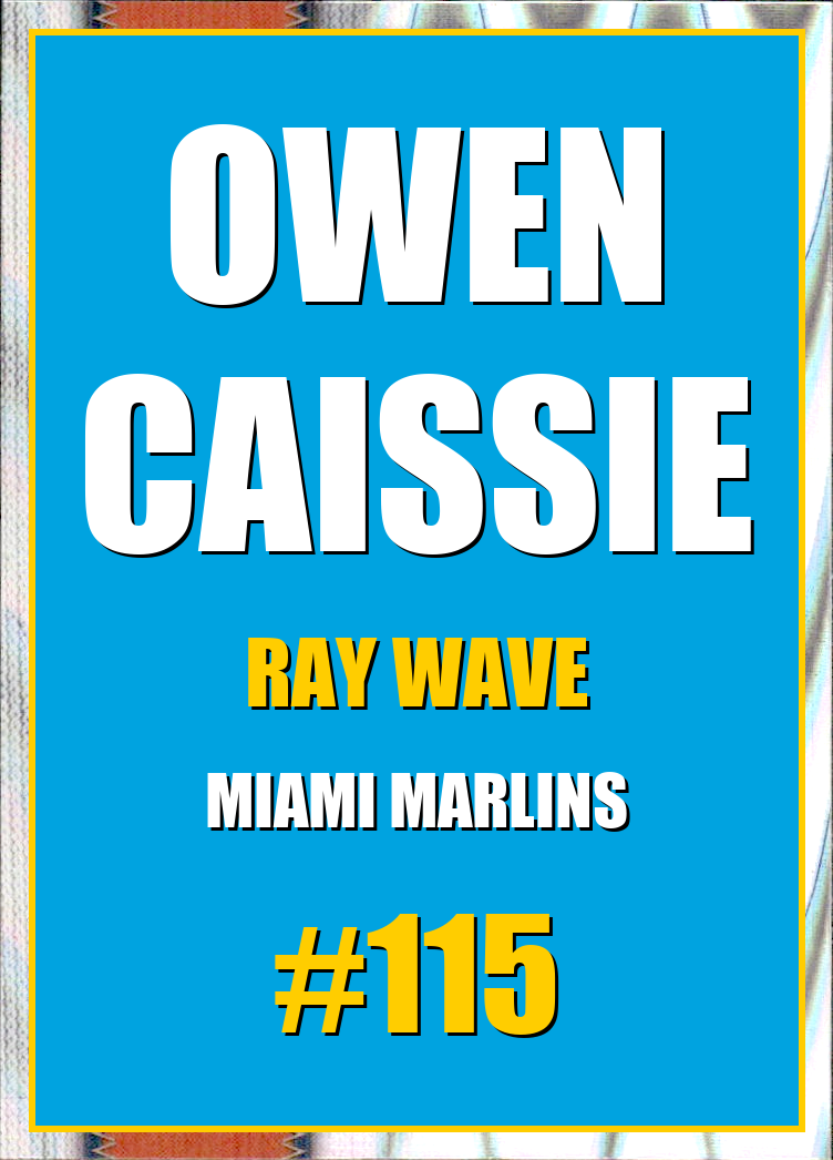 2026 Topps Chrome Owen Caissie Ray Wave Refractor #115