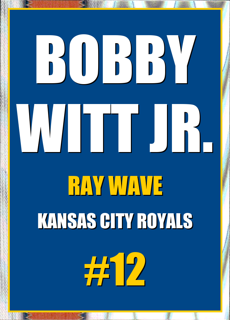 2026 Topps Chrome Bobby Witt Jr. Ray Wave Refractor #12