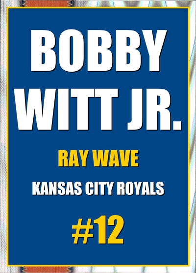 2026 Topps Chrome Bobby Witt Jr. Ray Wave Refractor #12