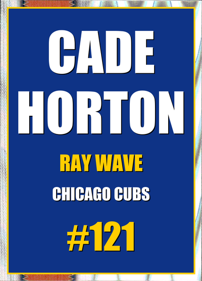 2026 Topps Chrome Cade Horton Ray Wave Refractor #121