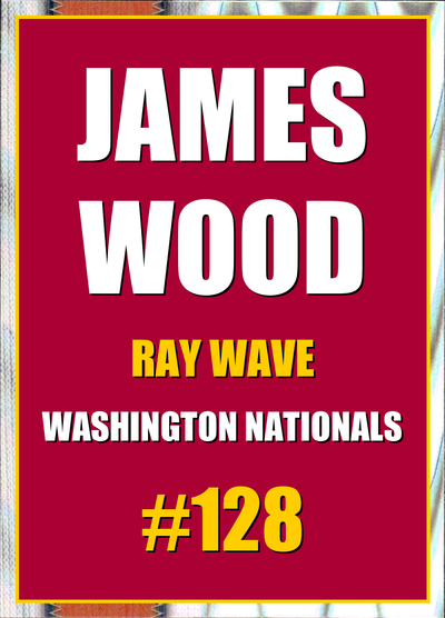 2026 Topps Chrome James Wood Ray Wave Refractor #128