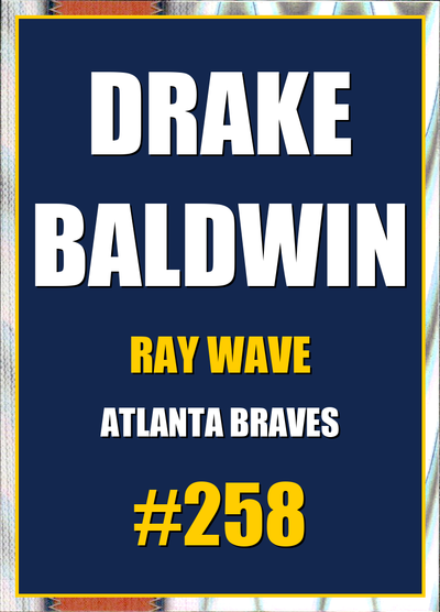 2026 Topps Chrome Drake Baldwin Ray Wave Refractor #258