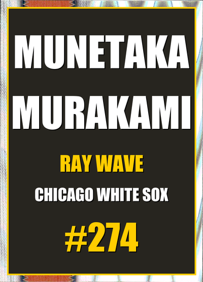 2026 Topps Chrome Munetaka Murakami Ray Wave Refractor #274