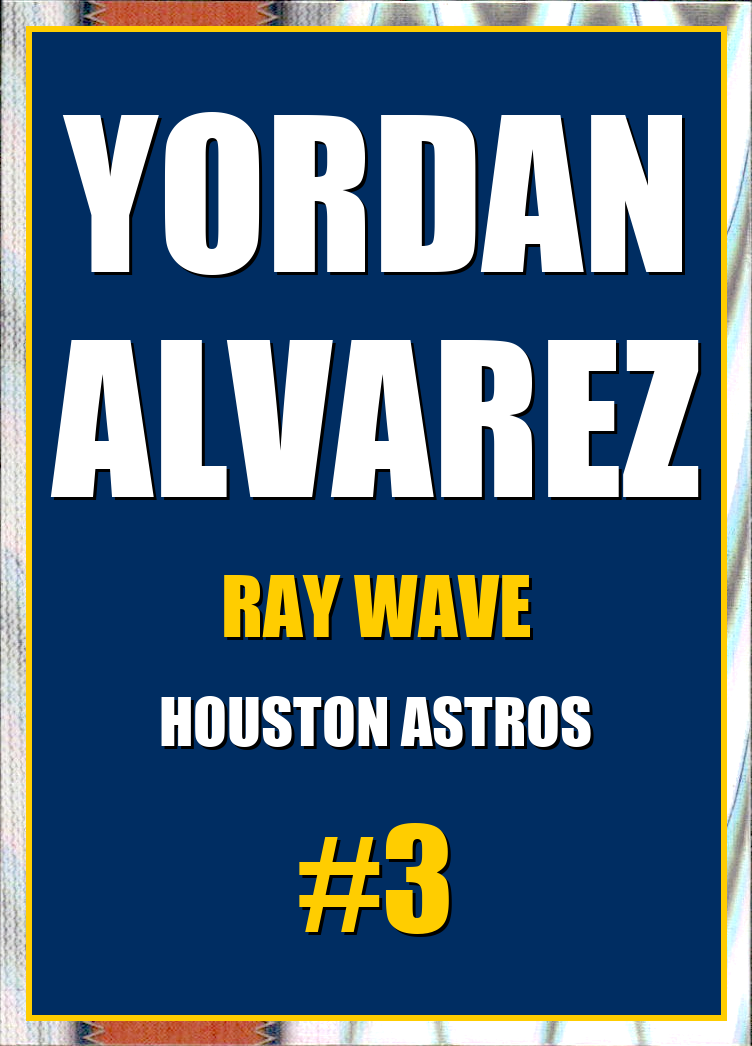 2026 Topps Chrome Yordan Alvarez Ray Wave Refractor #3