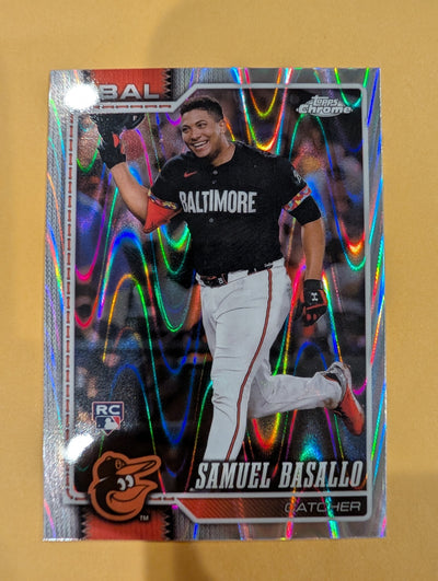 2026 Topps Chrome Samuel Basallo Ray Wave Refractor #7