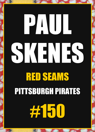 2026 Topps Chrome Paul Skenes Red Seams Refractor #150
