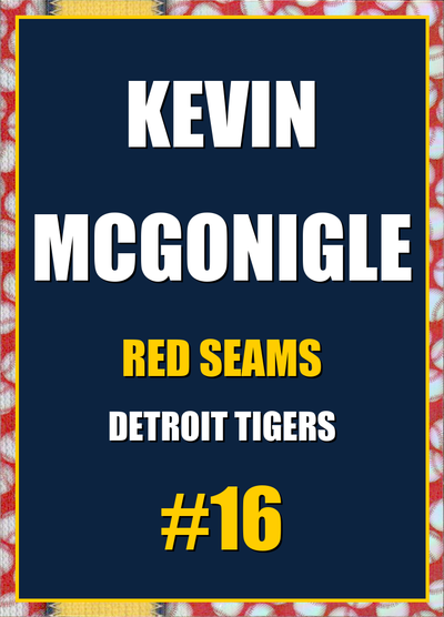 2026 Topps Chrome Kevin McGonigle Red Seams Refractor #16