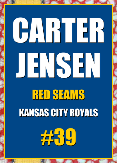 2026 Topps Chrome Carter Jensen Red Seams Refractor #39