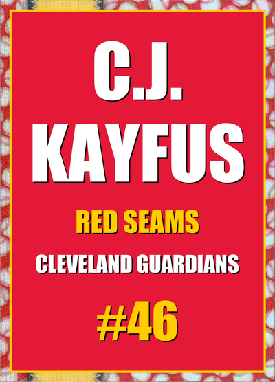 2026 Topps Chrome C.J. Kayfus Red Seams Refractor #46