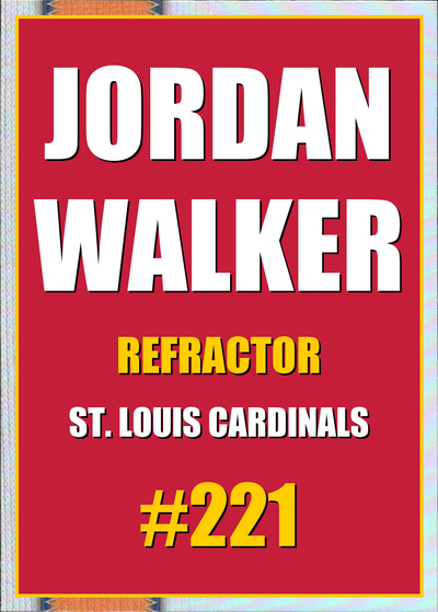 2026 Topps Chrome Jordan Walker Refractor #221