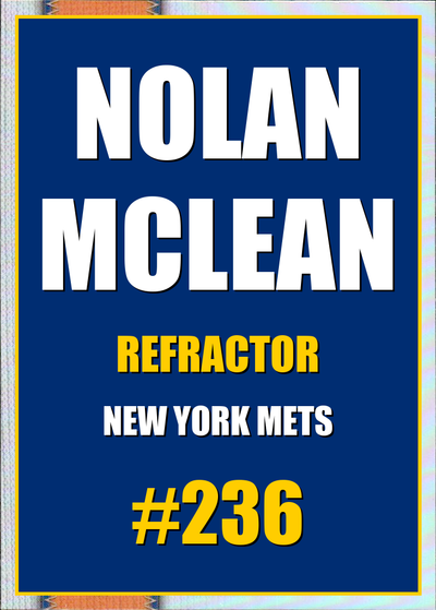 2026 Topps Chrome Nolan McLean Refractor #236