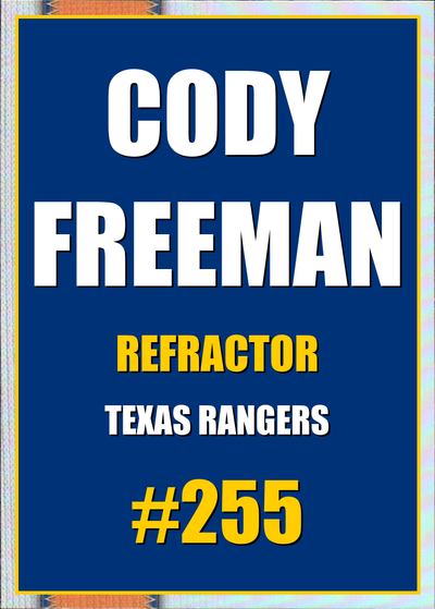 2026 Topps Chrome Cody Freeman Refractor #255