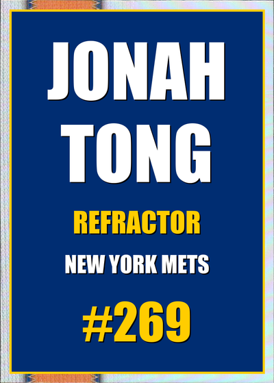 2026 Topps Chrome Jonah Tong Refractor #269