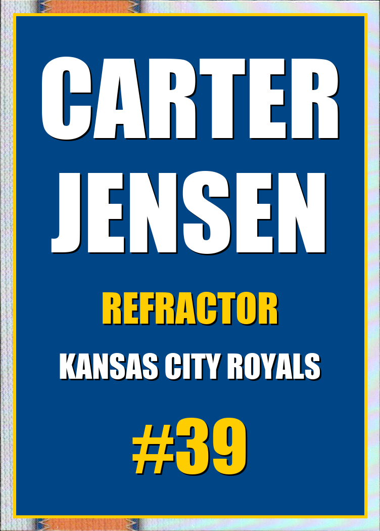 2026 Topps Chrome Carter Jensen Refractor #39