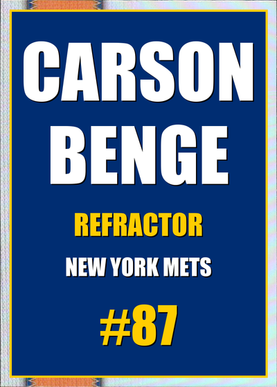 2026 Topps Chrome Carson Benge Refractor #87